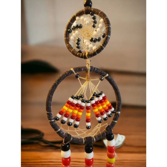 Authentic Native Sioux Indian Dream Catcher to catch the Nightmares - Picture 2 of 7